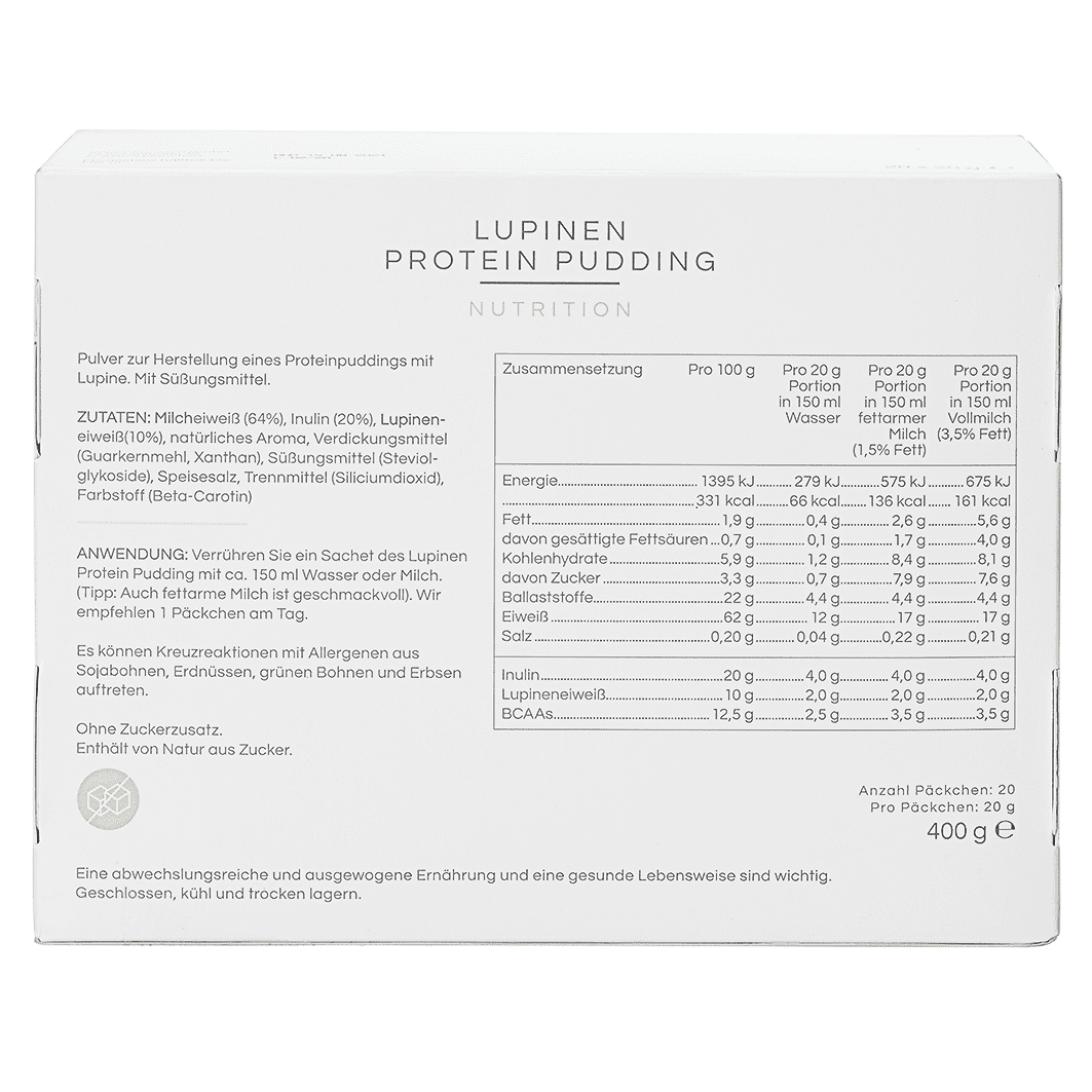 LUPINEN PROTEIN PUDDING LUPINEN PROTEIN PUDDING