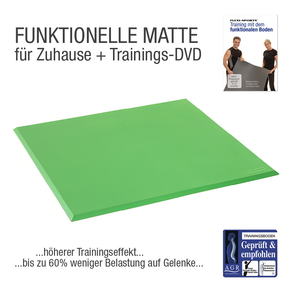 FUNCTIONAL TRAININGSBODEN für Zuhause - Grün FUNCTIONAL TRAININGSBODEN für Zuhause - Grün