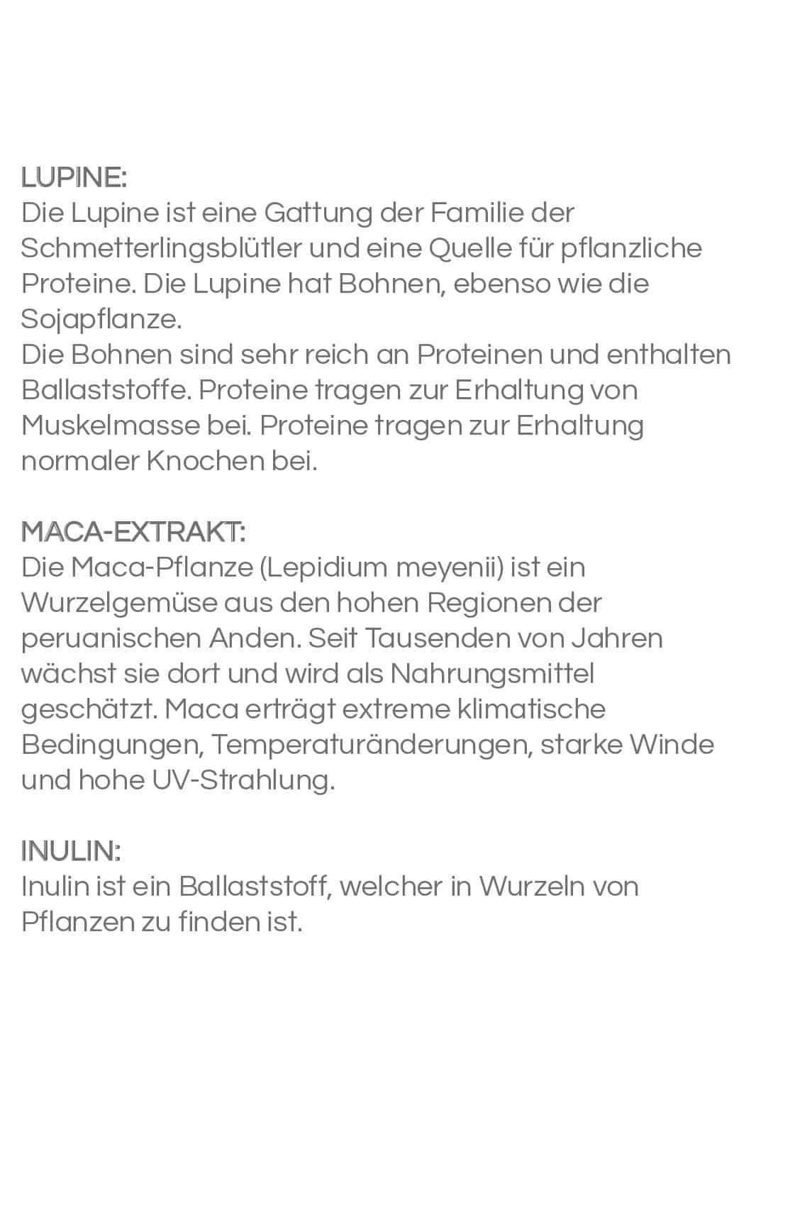 LUPINEN PROTEIN SHAKE - 20 Sachets LUPINEN PROTEIN SHAKE - 20 Sachets