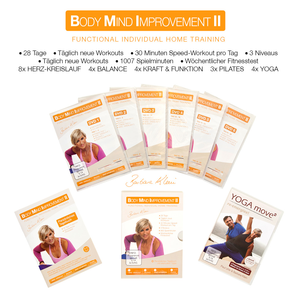 BODY MIND IMPROVEMENT II + YOGA (DVD) BODY MIND IMPROVEMENT II + YOGA (DVD)