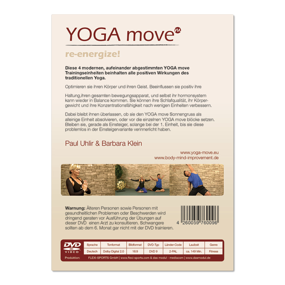 YOGA MOVE - re-energize! (DVD) YOGA MOVE - re-energize! (DVD)